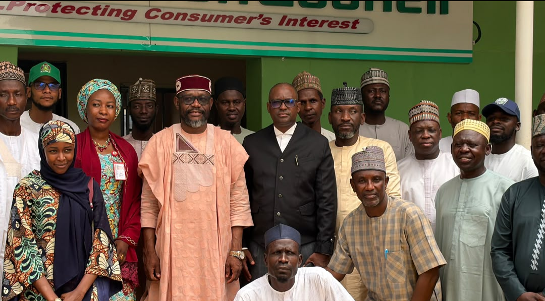 Screenshot_20261008-075122 Provost of the Kano State Anti-Corruption Institute, Hajiya Rahma Mallam Alhani, during a courtesy visit to the Kano State Consumer Protection Council.